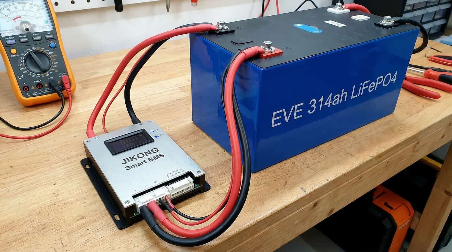 Настройка JIKONG Smart BMS по даташиту ячеек EVE 314Ah LiFePO4